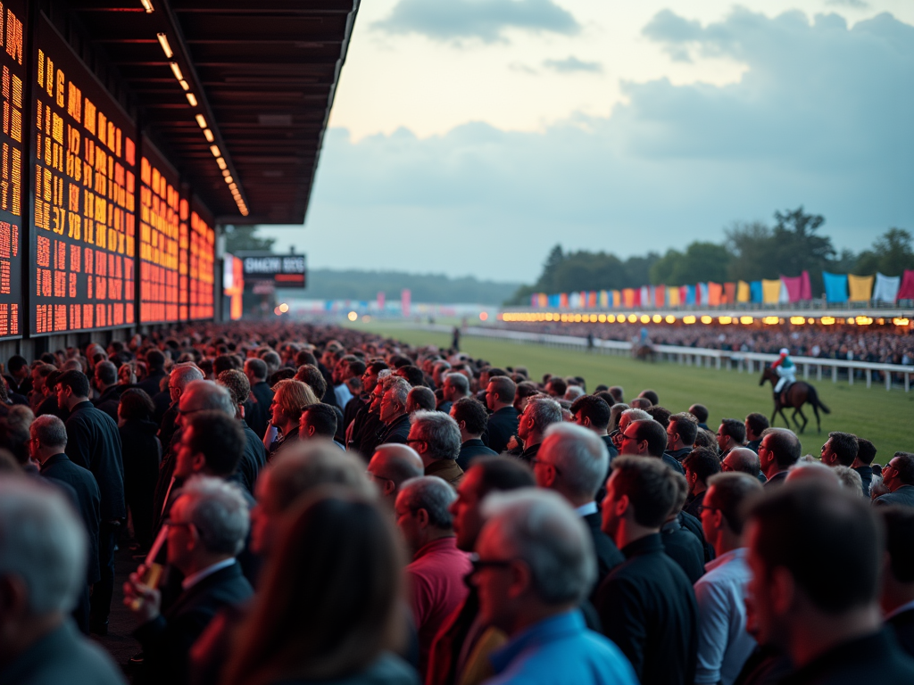 Course de chevaux turf