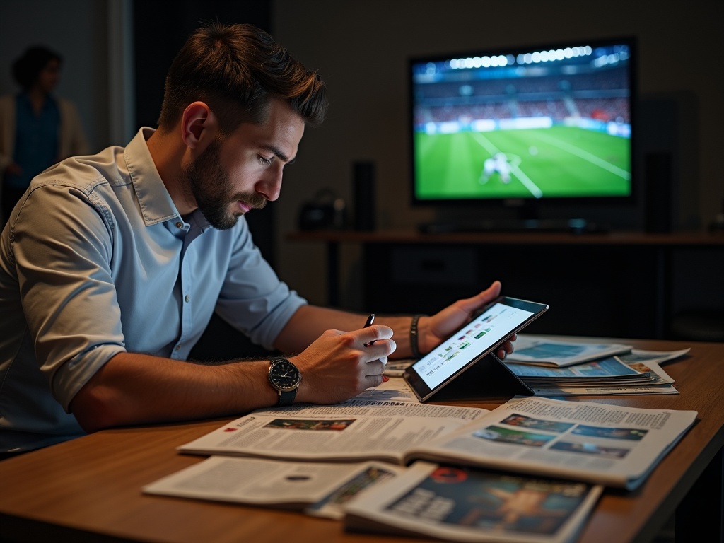 Deux hommes regardent un écran d'ordinateur avec des cotes de paris en ligne affichées, comparant Circus Sport et Bet777