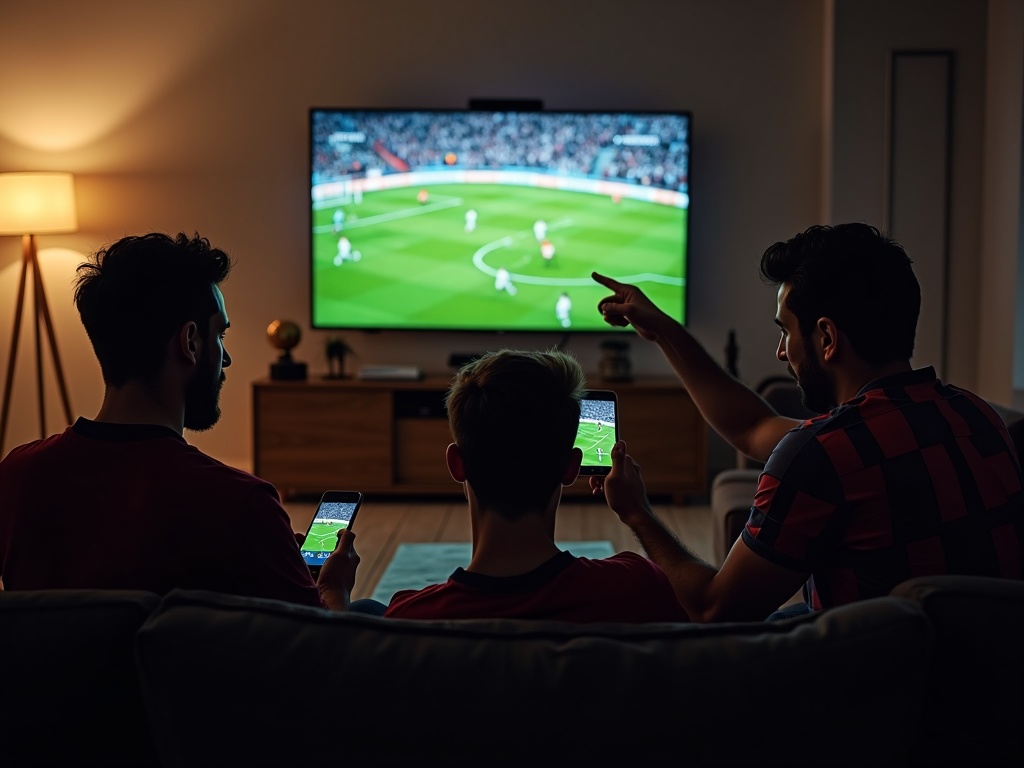 Un homme concentré regarde un écran d'ordinateur avec le logo Unibet, en train de parier en direct sur un match sportif.