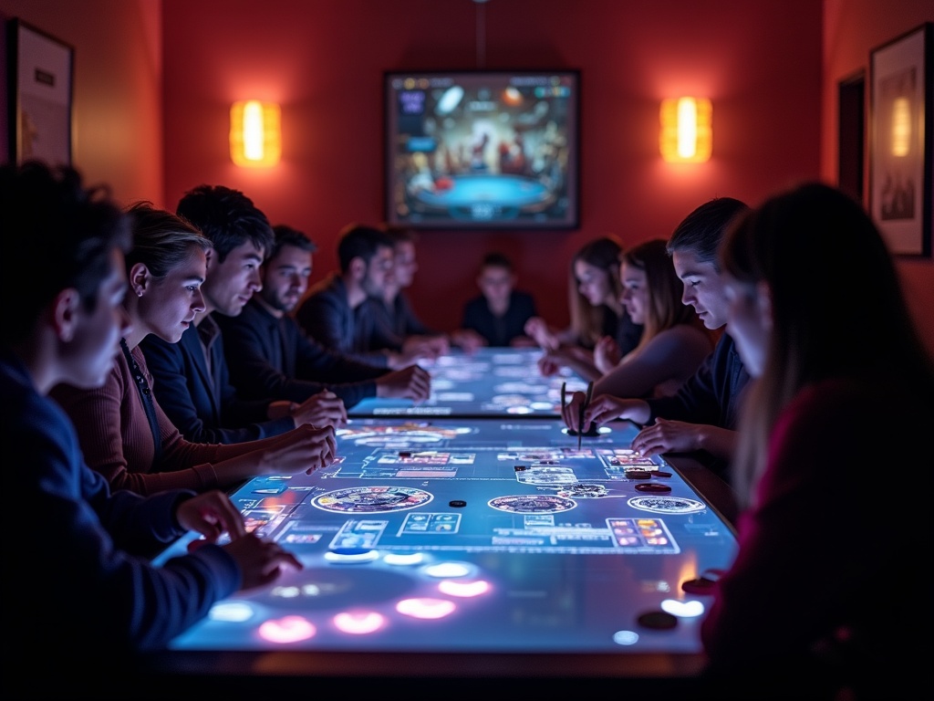 Des jeux de dés colorés lancés sur une table de casino belge